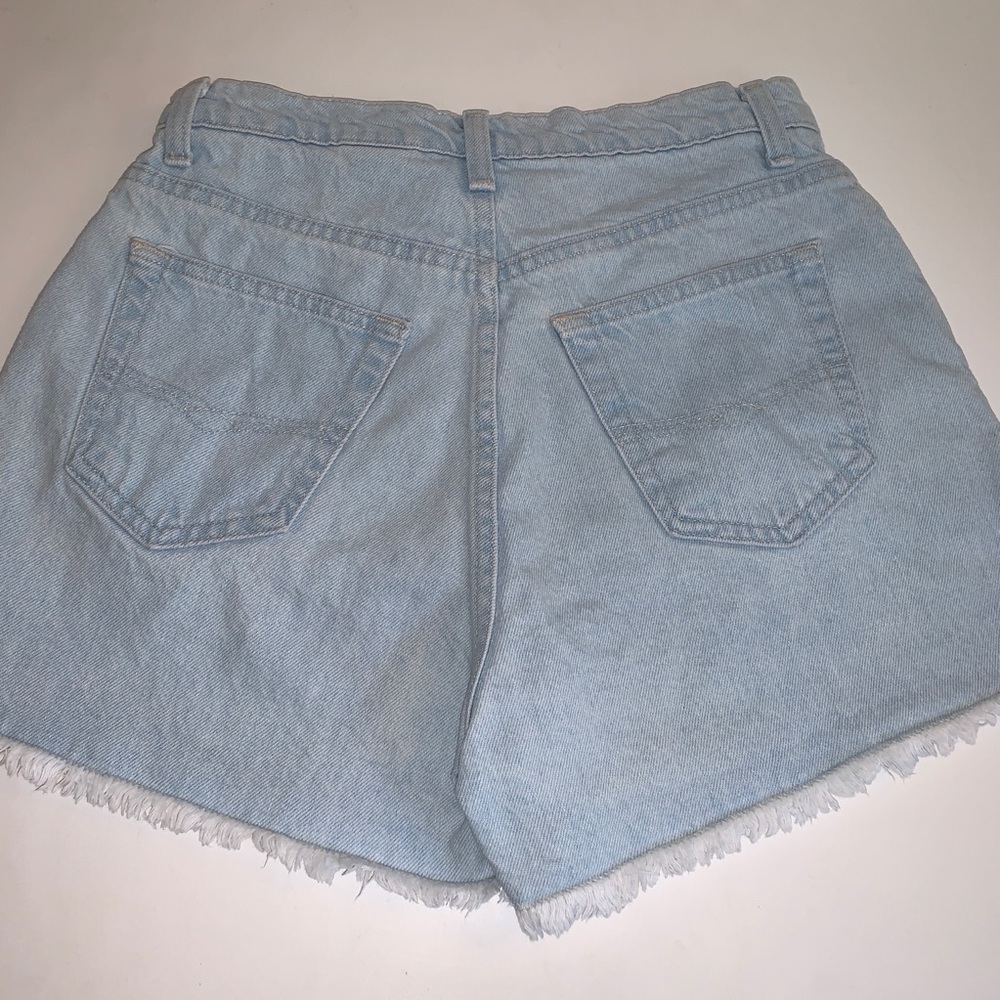 90s Y2K Vintage Arizona Frayed Light Washed Denim Jean Shorts Juniors Sz 11 EUC